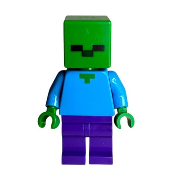 Lego Minecraft Minifigure Bundle Zombie, Skull Arena Player 1, Alex and Steve - Picture 3 of 10